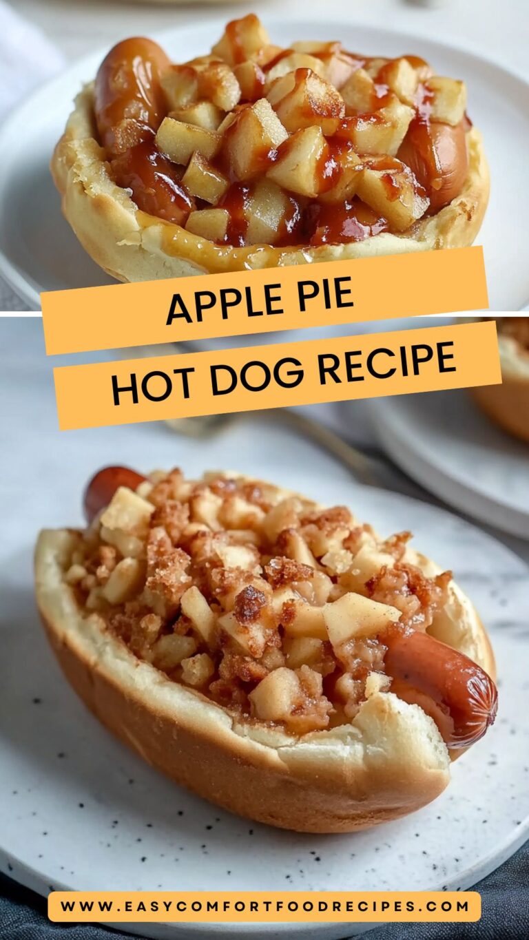 Apple Pie Hot Dog Recipe – Easy Comfort Food Recipes