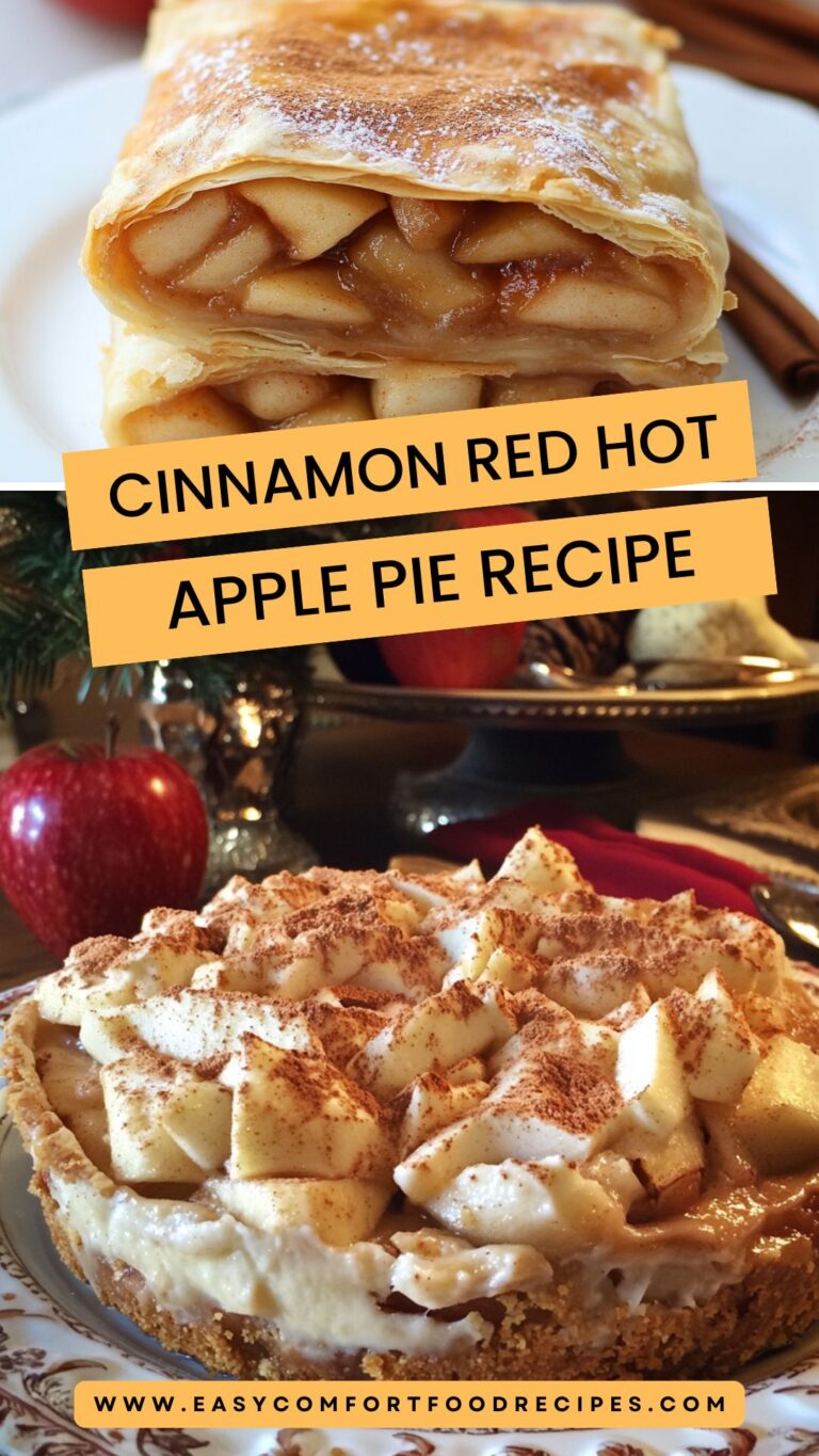 Cinnamon Red Hot Apple Pie Recipe – Easy Comfort Food Recipes