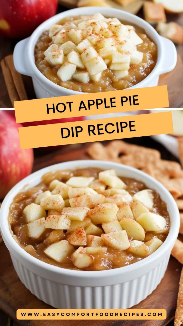 Hot Apple Pie Dip Recipe – Easy Comfort Food Recipes