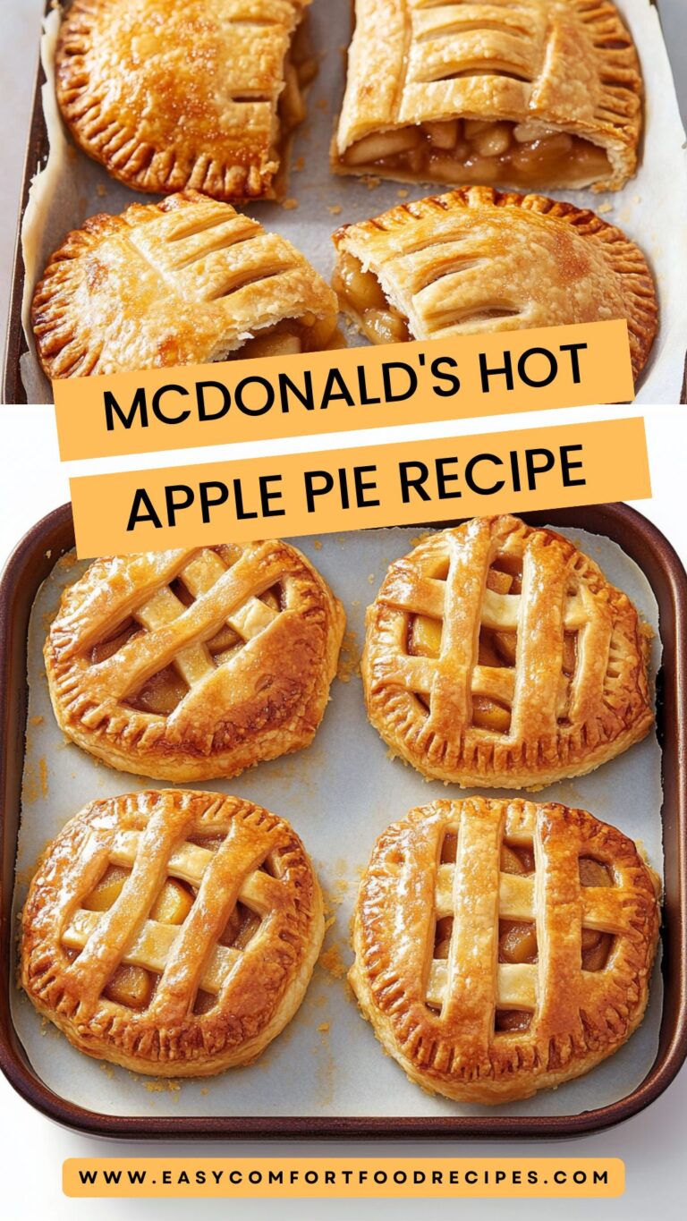 Mcdonald’s Hot Apple Pie Recipe – Easy Comfort Food Recipes