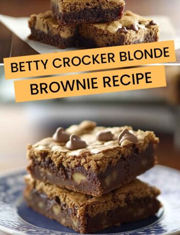 Betty Crocker Blonde Brownie Recipe