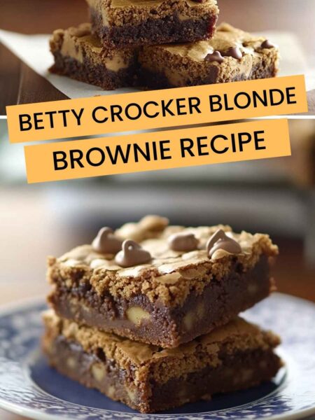 Betty Crocker Blonde Brownie Recipe