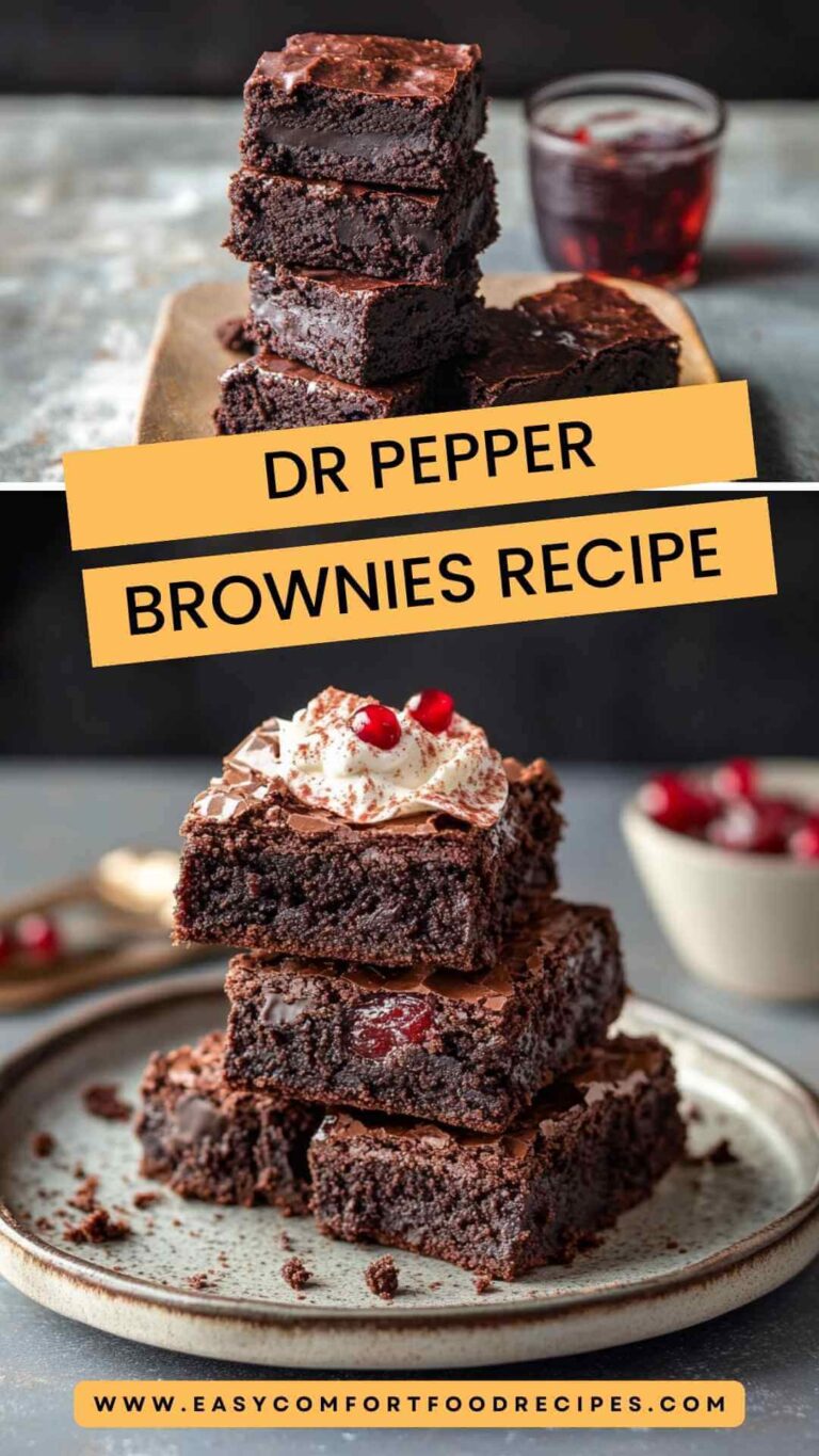Dr Pepper Brownies Recipe – Easy Comfort Food Recipes