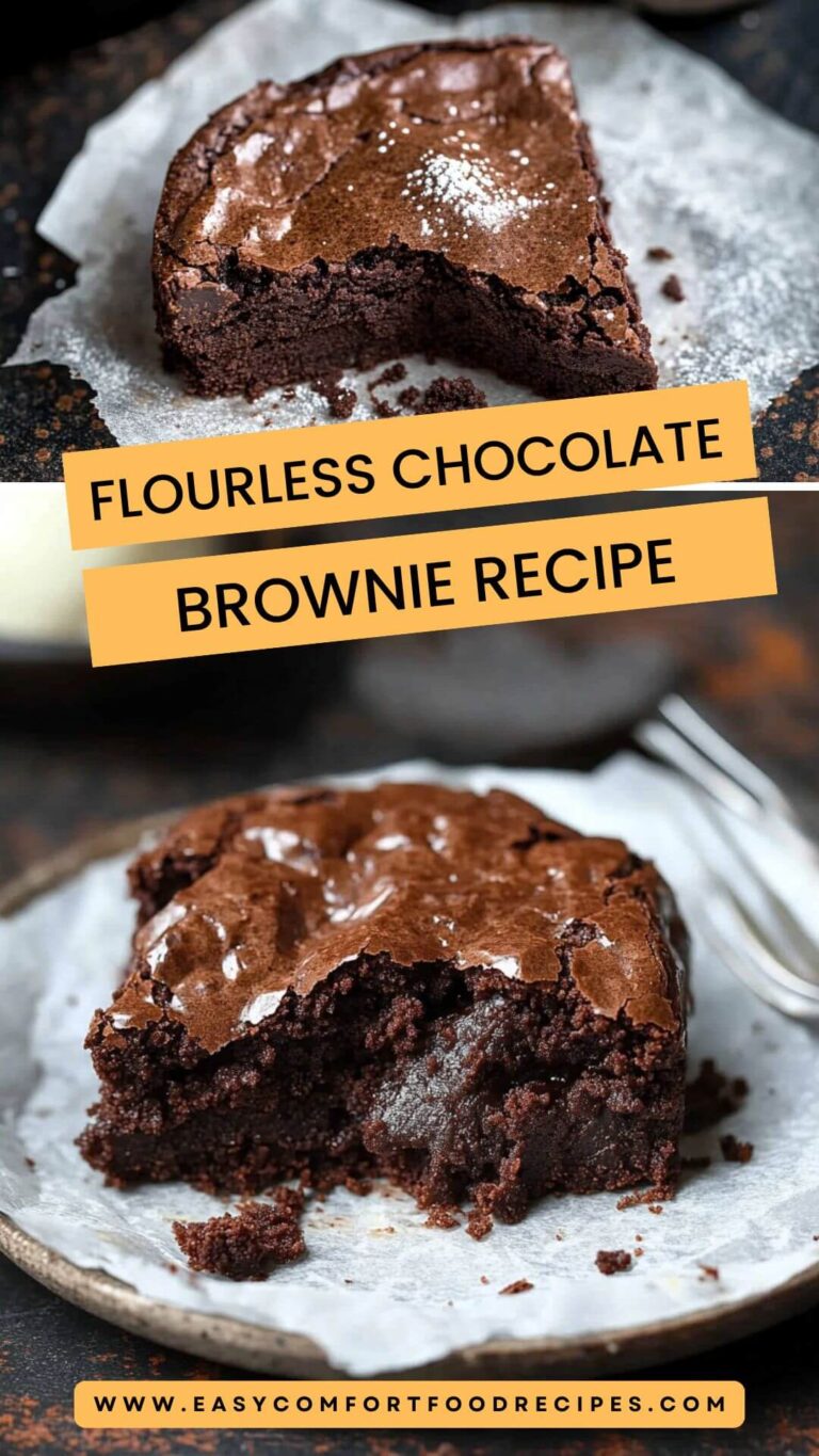 Flourless Chocolate Brownie Recipe – Easy Comfort Food Recipes