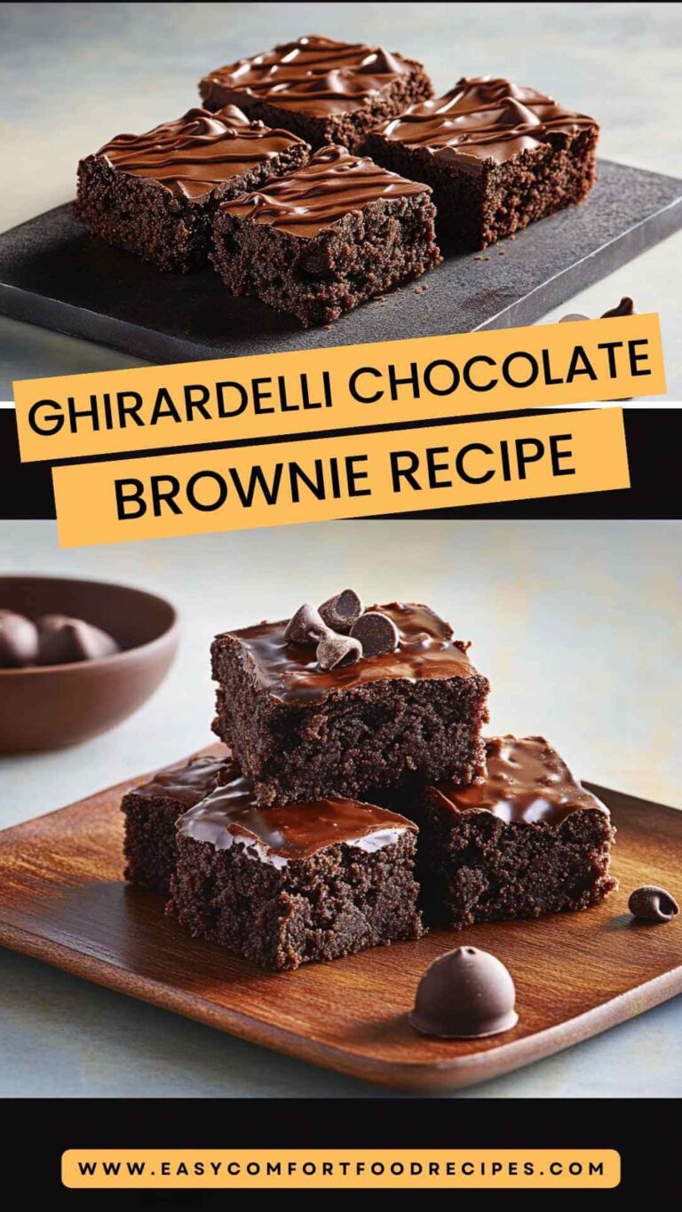 Ghirardelli Chocolate Brownie Recipe – Easy Comfort Food Recipes
