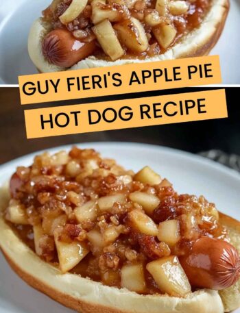 Guy Fieri's Apple Pie Hot Dog Recipe