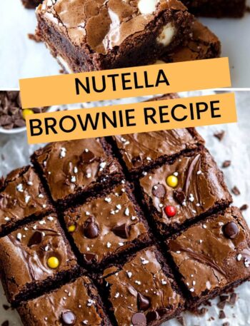 Nutella Brownie Recipe