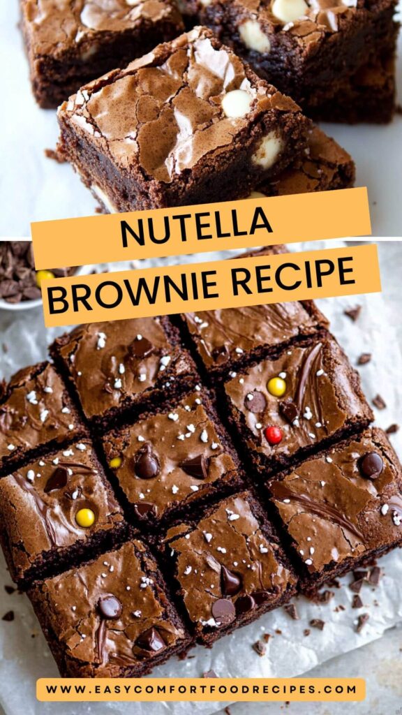 Nutella Brownie Recipe