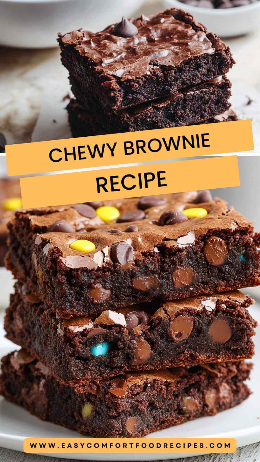 Chewy Brownie Recipe – Easy Comfort Food Recipes