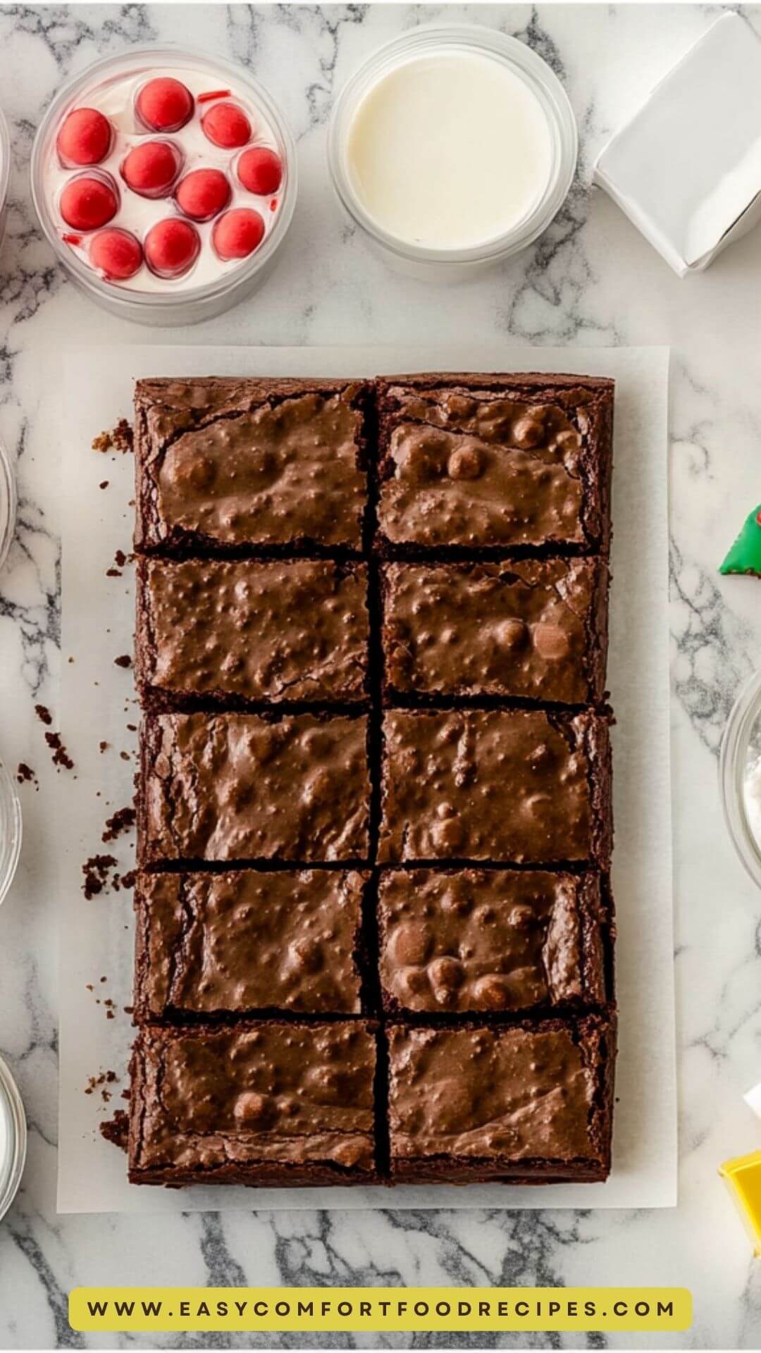 Christmas Tree Brownies Copycat Recipe