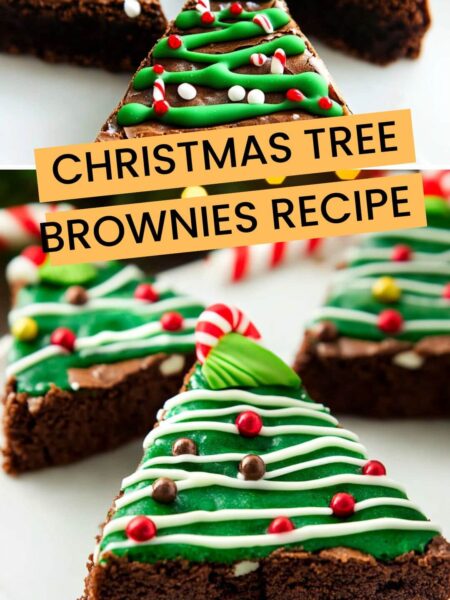 Christmas Tree Brownies Recipe