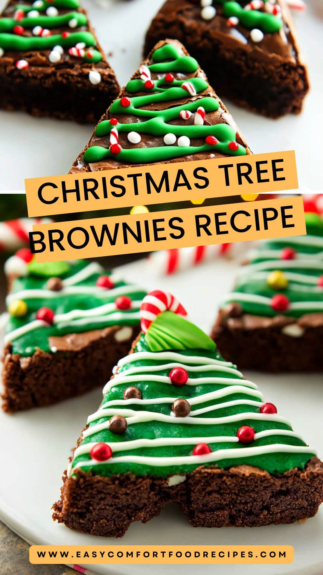 Christmas Tree Brownies Recipe – Easy Comfort Food Recipes