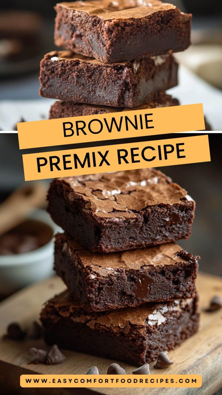 Brownie Premix Recipe – Easy Comfort Food Recipes