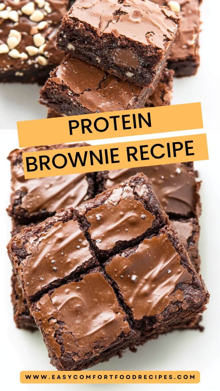 Protein Brownie Recipe – Easy Comfort Food Recipes