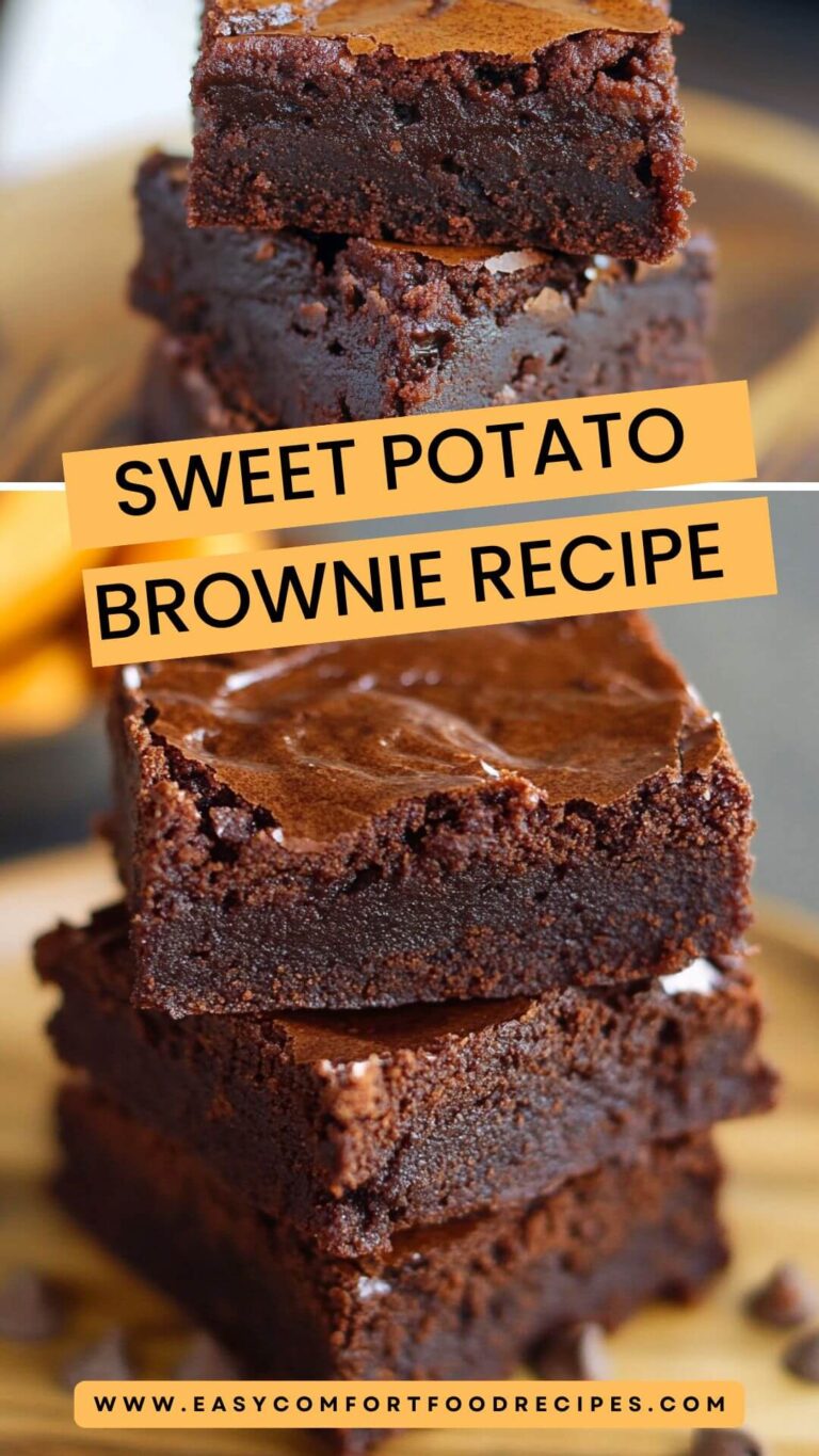 Sweet Potato Brownie Recipe – Easy Comfort Food Recipes