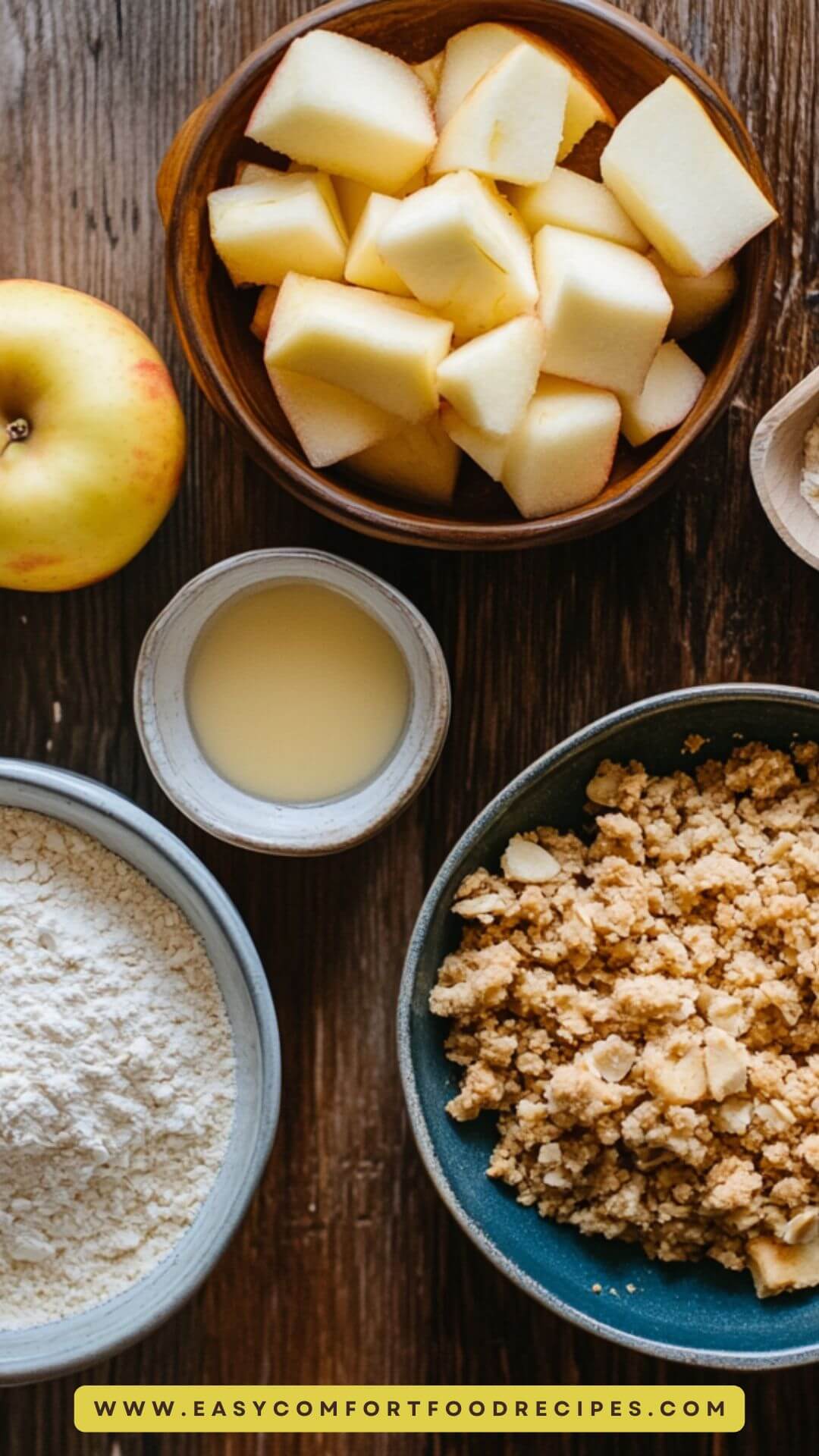 Old Fashioned Easy Apple Crisp Copycat Recipe 1