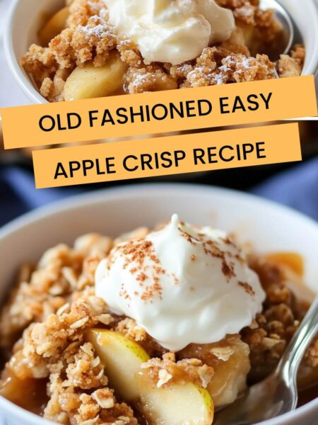 Old Fashioned Easy Apple Crisp Recipe