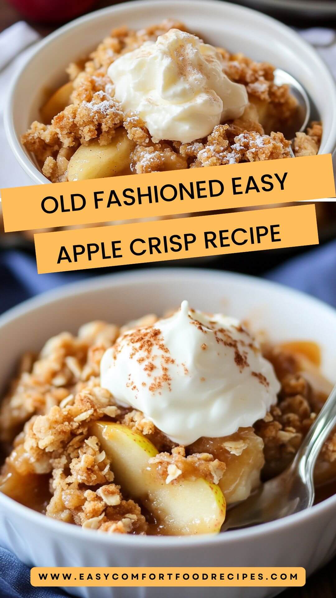 Old Fashioned Easy Apple Crisp Recipe