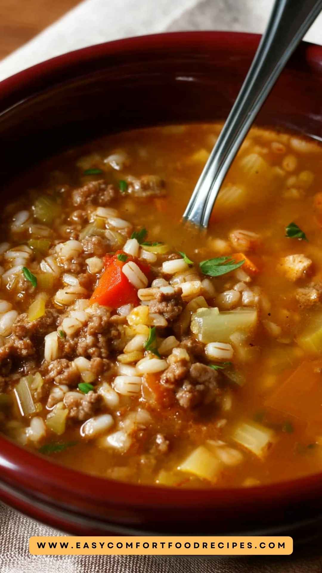 Best Ground Beef Barley Soup Recipe