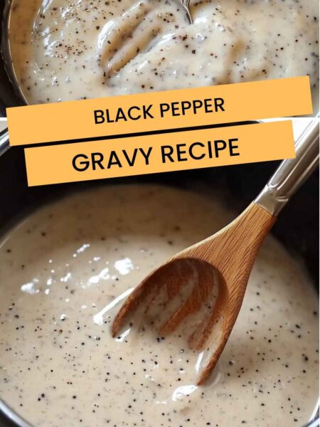 Black Pepper Gravy Recipe