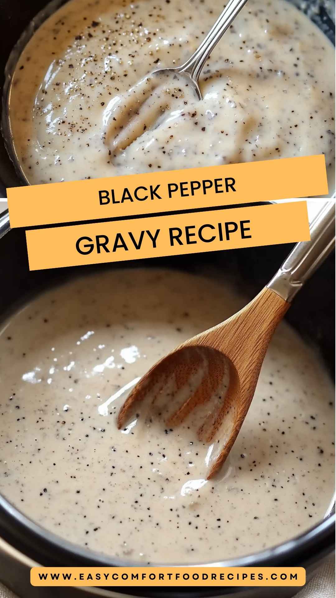 Black Pepper Gravy Recipe – Easy Comfort Food Recipes