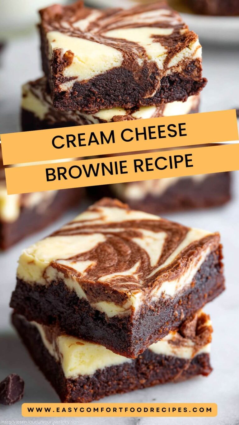 Cream Cheese Brownie Recipe – Easy Comfort Food Recipes