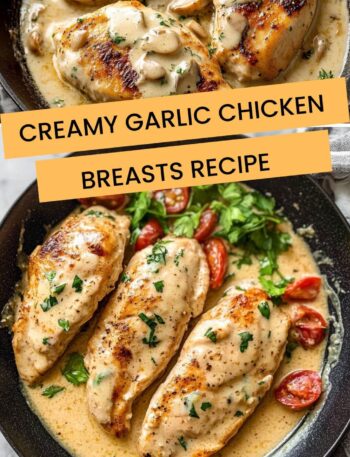 Creamy Garlic Chicken Breasts Recipe