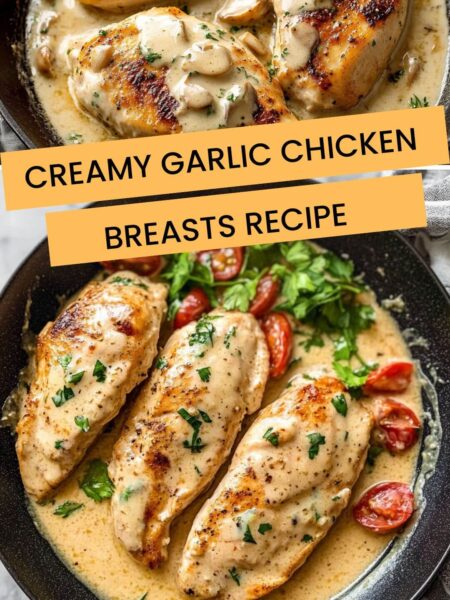 Creamy Garlic Chicken Breasts Recipe