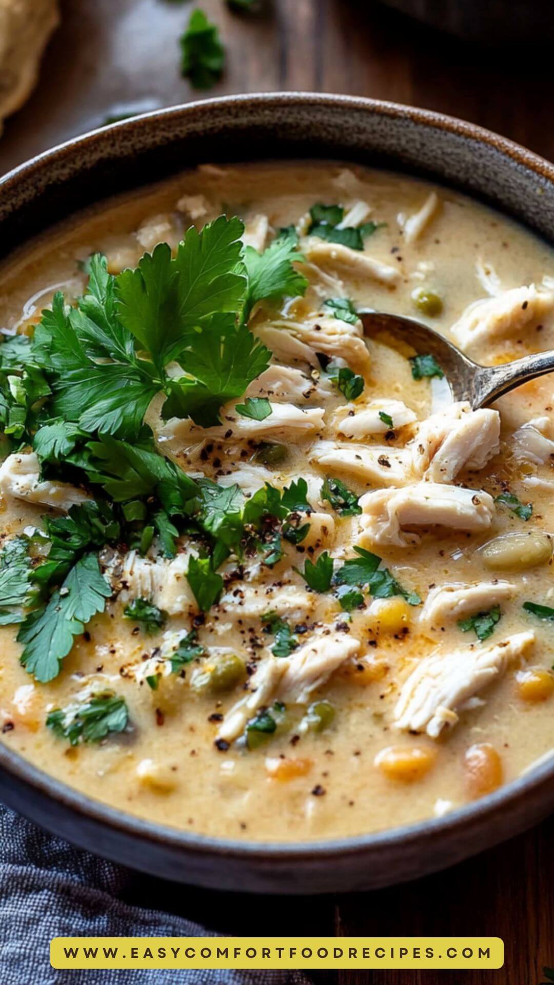 Creamy White Chicken Chili Copycat Recipe