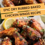 Epic Dry Rubbed Baked Chicken Wings Recipe