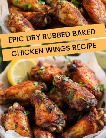 Epic Dry Rubbed Baked Chicken Wings Recipe