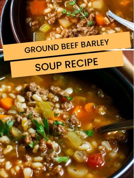 Ground Beef Barley Soup Recipe