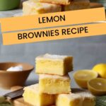 Lemon Brownies Recipe