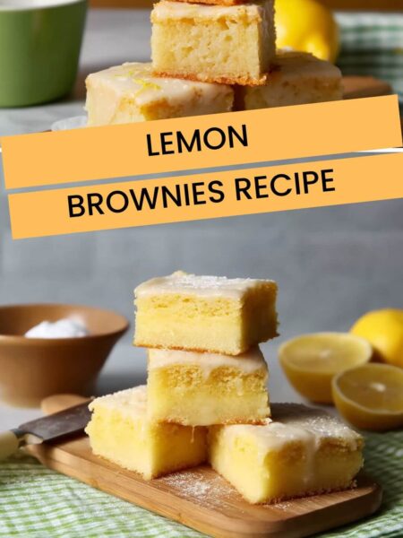 Lemon Brownies Recipe