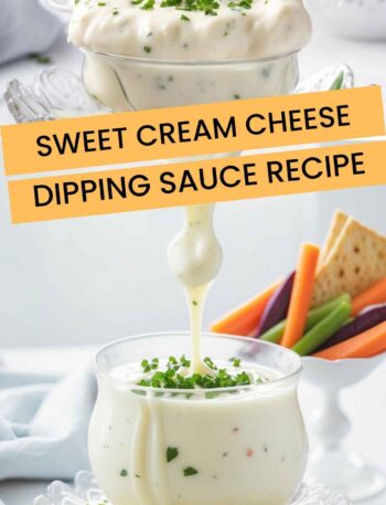 Sweet Cream Cheese Dipping Sauce Recipe