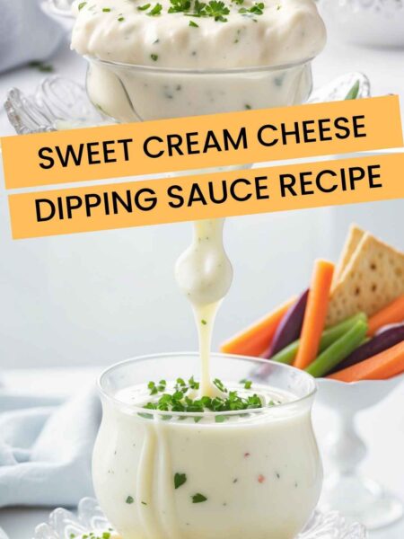 Sweet Cream Cheese Dipping Sauce Recipe