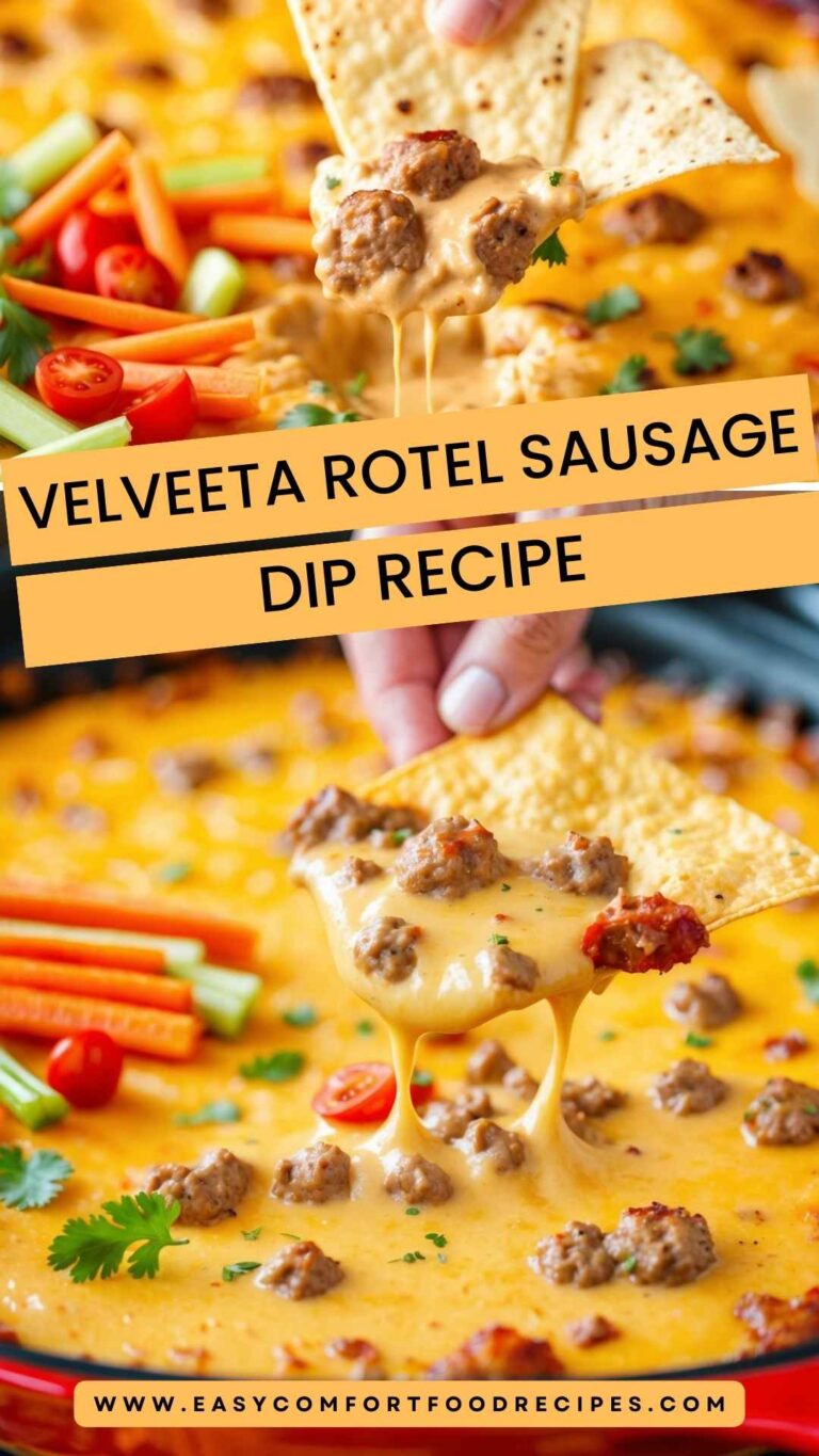 Velveeta Rotel Sausage Dip Recipe – Easy Comfort Food Recipes