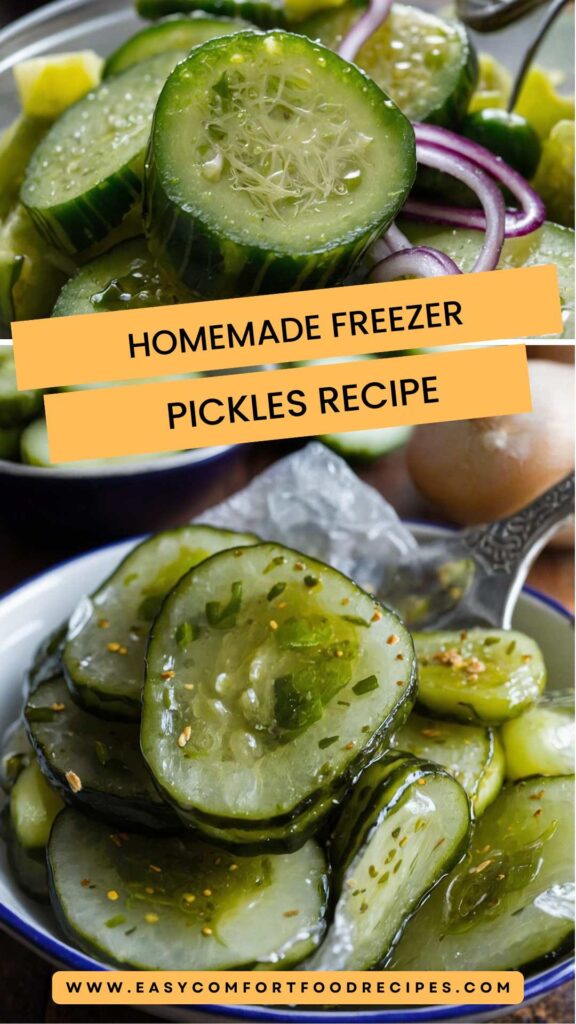 Homemade Freezer Pickles Recipe