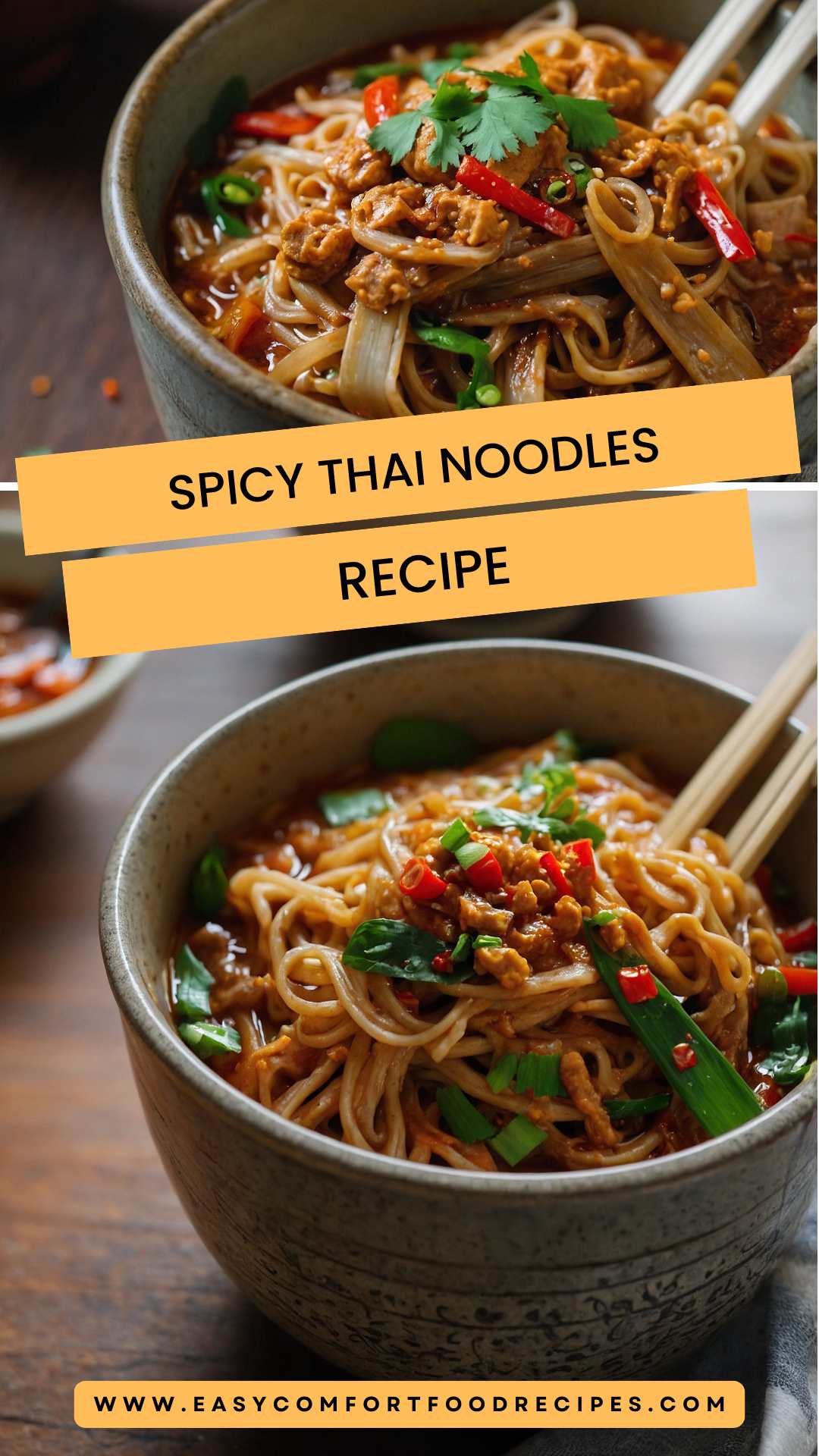 Spicy Thai Noodles Recipe – Easy Comfort Food Recipes