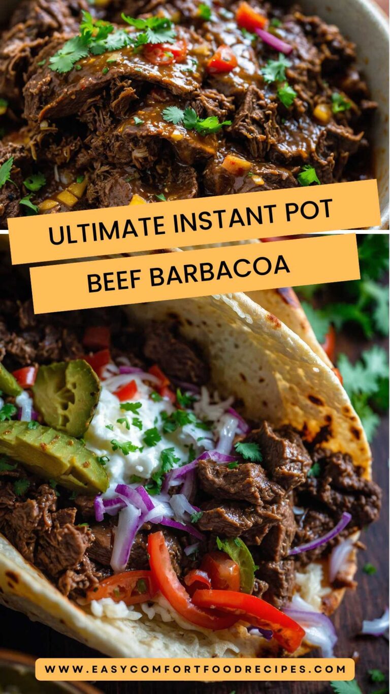 Ultimate Instant Pot Beef Barbacoa Recipe – Easy Comfort Food Recipes