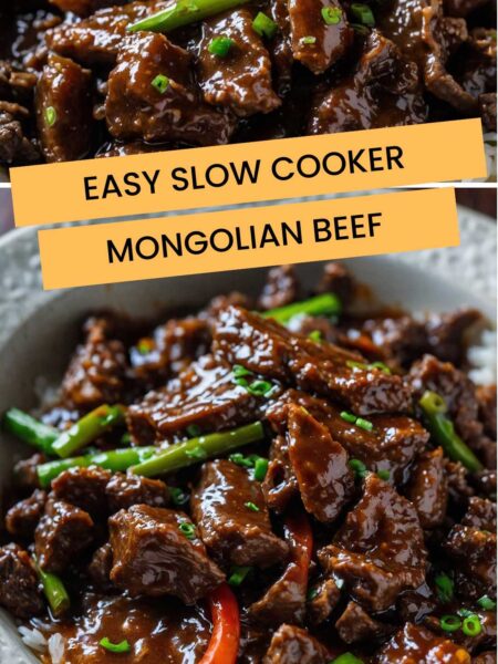 Easy Slow Cooker Mongolian Beef