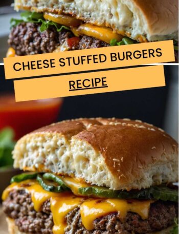 Cheese Stuffed Burgers Recipe (Juicy Lucy)