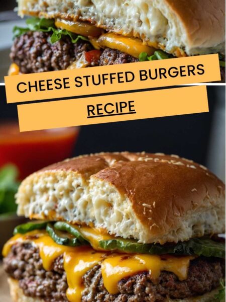 Cheese Stuffed Burgers Recipe (Juicy Lucy)
