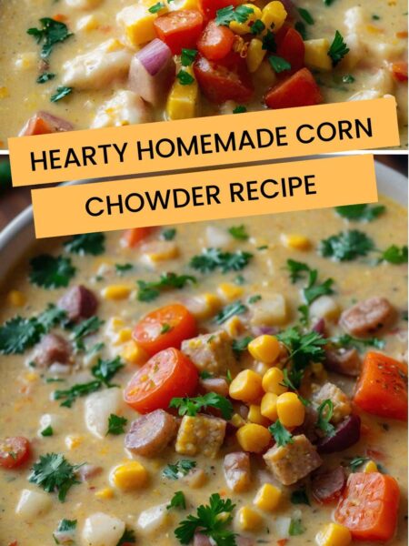 Hearty Homemade Corn Chowder Recipe