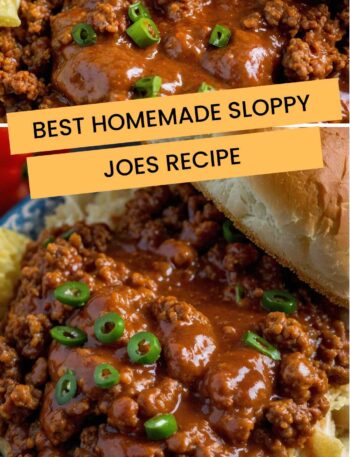 Best Homemade Sloppy Joes Recipe