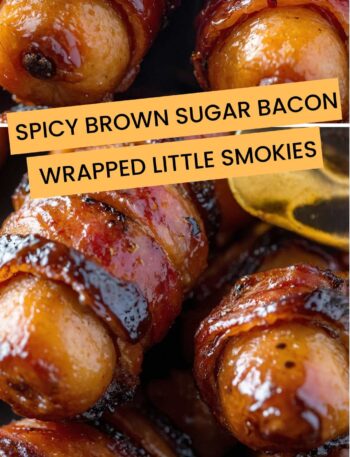 Spicy Brown Sugar Bacon Wrapped Little Smokies Recipe