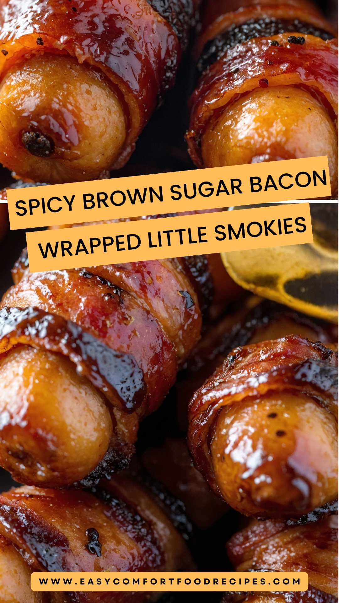 Spicy Brown Sugar Bacon Wrapped Little Smokies Recipe – Easy Comfort Food Recipes