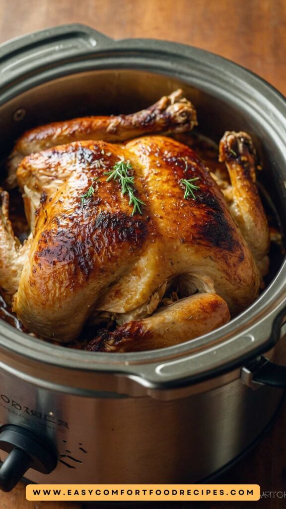 How to make Easy Slow Cooker Rotisserie Chicken Recipe How to make Easy Slow Cooker Rotisserie Chicken Recipe