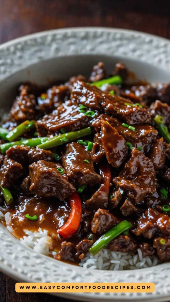 Easy Slow Cooker Mongolian Beef Recipe