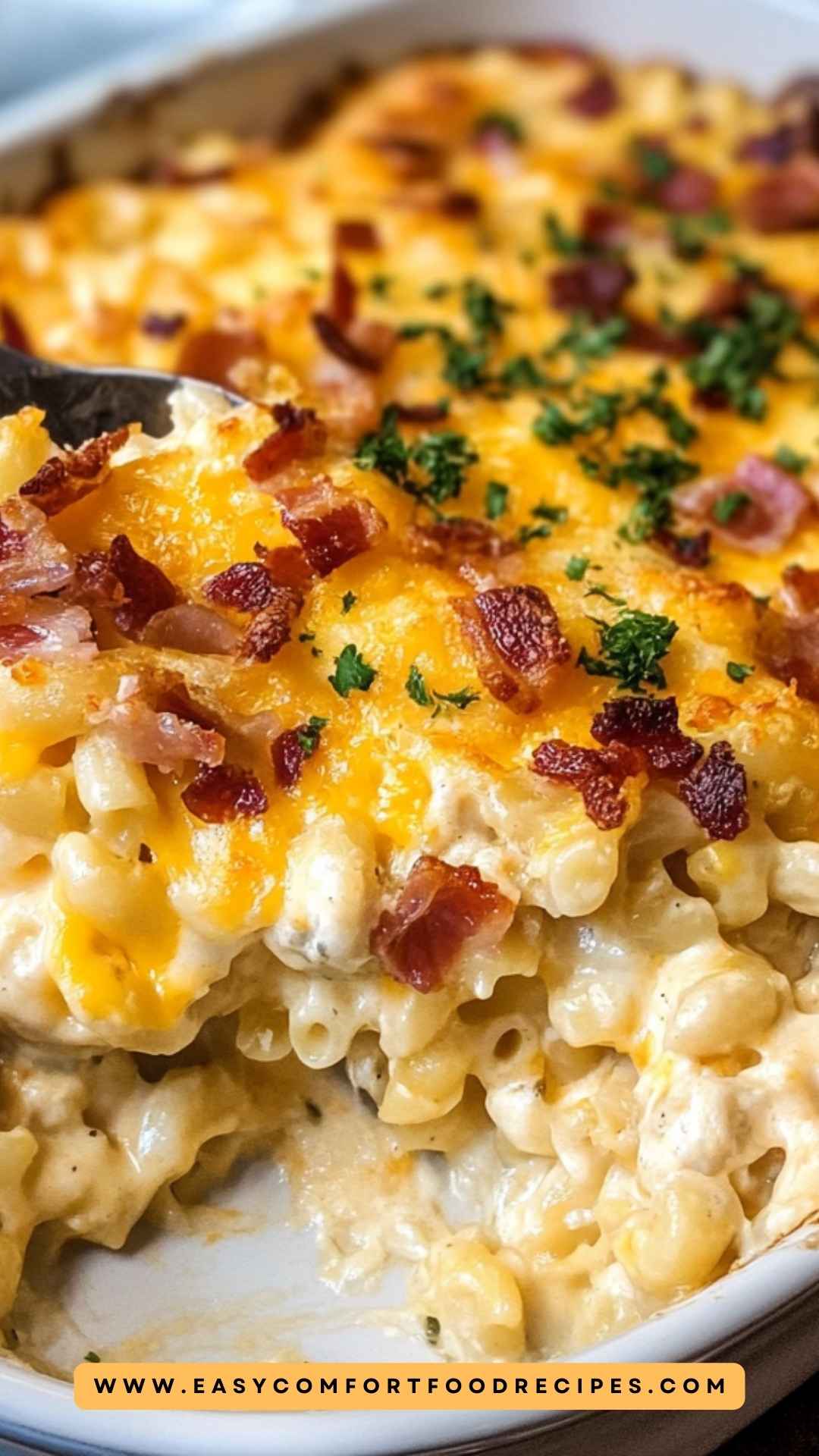 Best Chicken Bacon Ranch Mac And Cheese Casserole